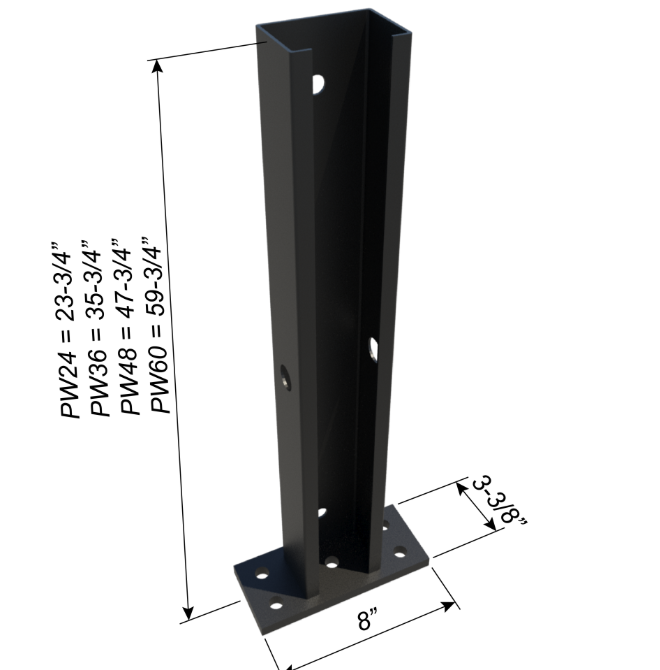 ClarkDietrich PW60 PONY WALL HEAVY (12 GA) 60IN *DOES NOT CURRENTLY HAVE LOAD DATA*