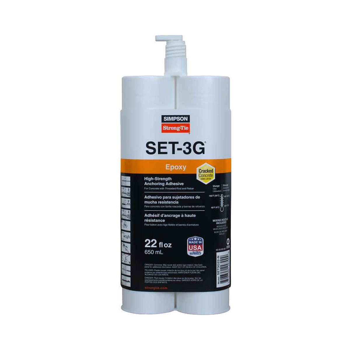 Simpson Strong-Tie SET3G10 SET-3G Adhesive