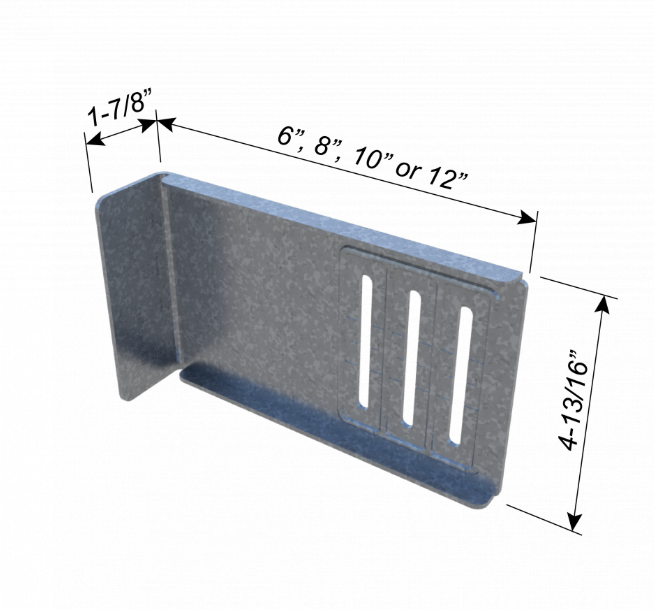 ClarkDietrich FCEC6-97 EXTENDED FASTCLIP 12GA