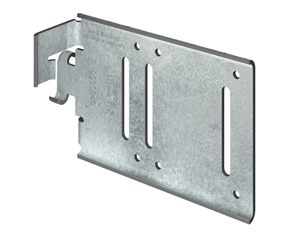 Simpson Strong-Tie DSSCB Drift Strut Connector - 4 x 8 in., 25-pack